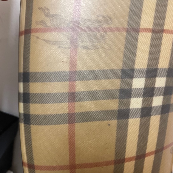 BURBERRY Haymarket Rain Boots Plaid Check Pattern - Picture 8 of 8